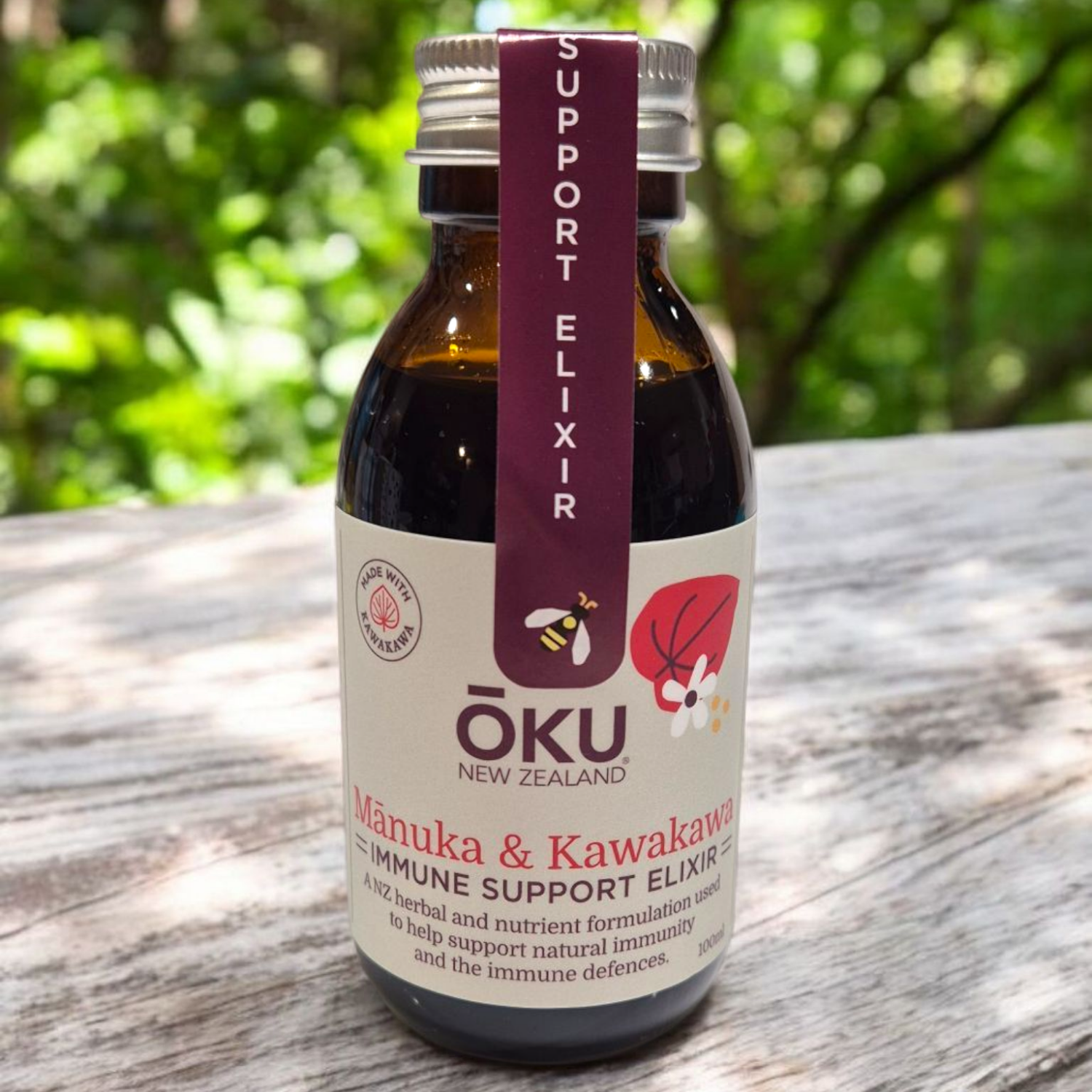 Oku Manuka & Kawakawa Immune support Elixir