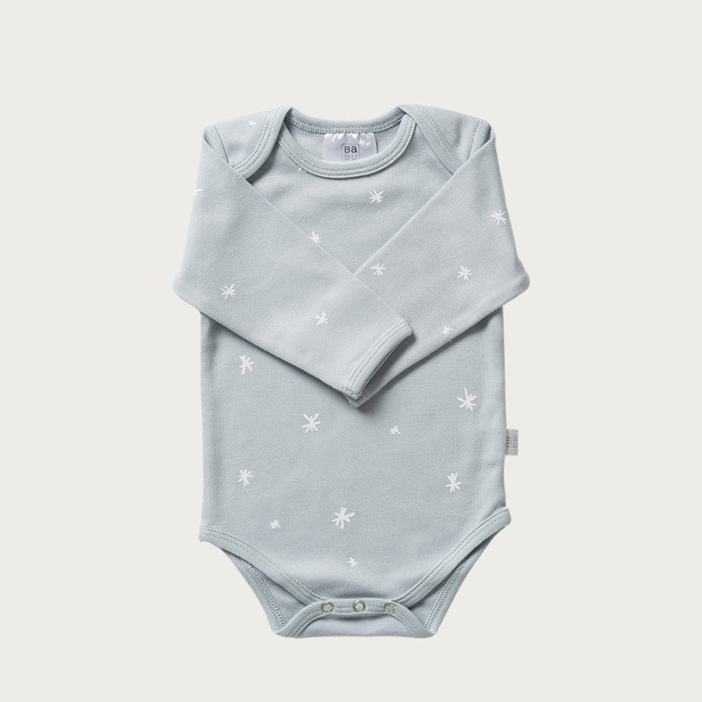 Coastal Blue Star Babu Organic Bodysuit, the perfect addition to your baby gift basket.