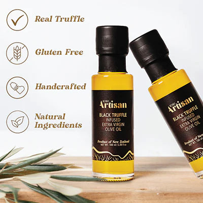 Kiwi Artisan- Black Truffle Infused Olive Oil 100ml