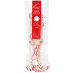 Christmas Candy Mints in red and white stripes, the perfect festive add-on treat to freshen up any Christmas gift box or hamper.