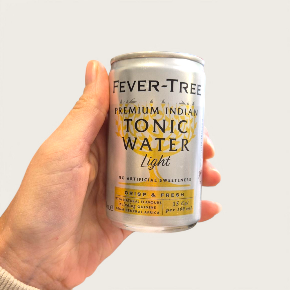 Fever-Tree Refreshingly Light Tonic Water bottle—perfect as a premium gift box add-on or mixer for gin and vodka.