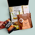 Afternoon Eats gluten free and dairy free gift hamper with savoury snacks, sweet treats and dairy free chocolate, delivered NZ wide.