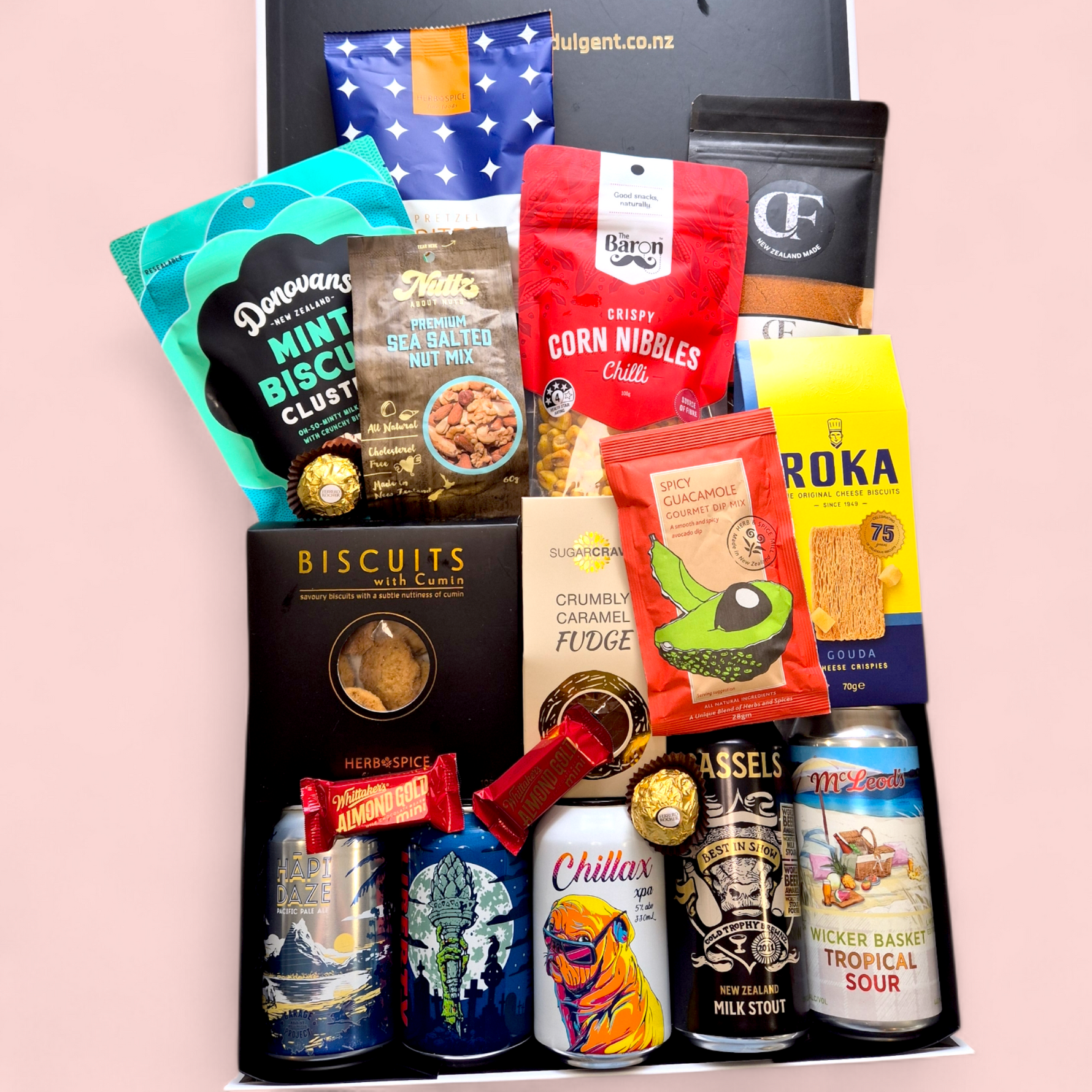 Beer is in the air romantic craft beer and chocolate Valentine's Gift Box for Him.