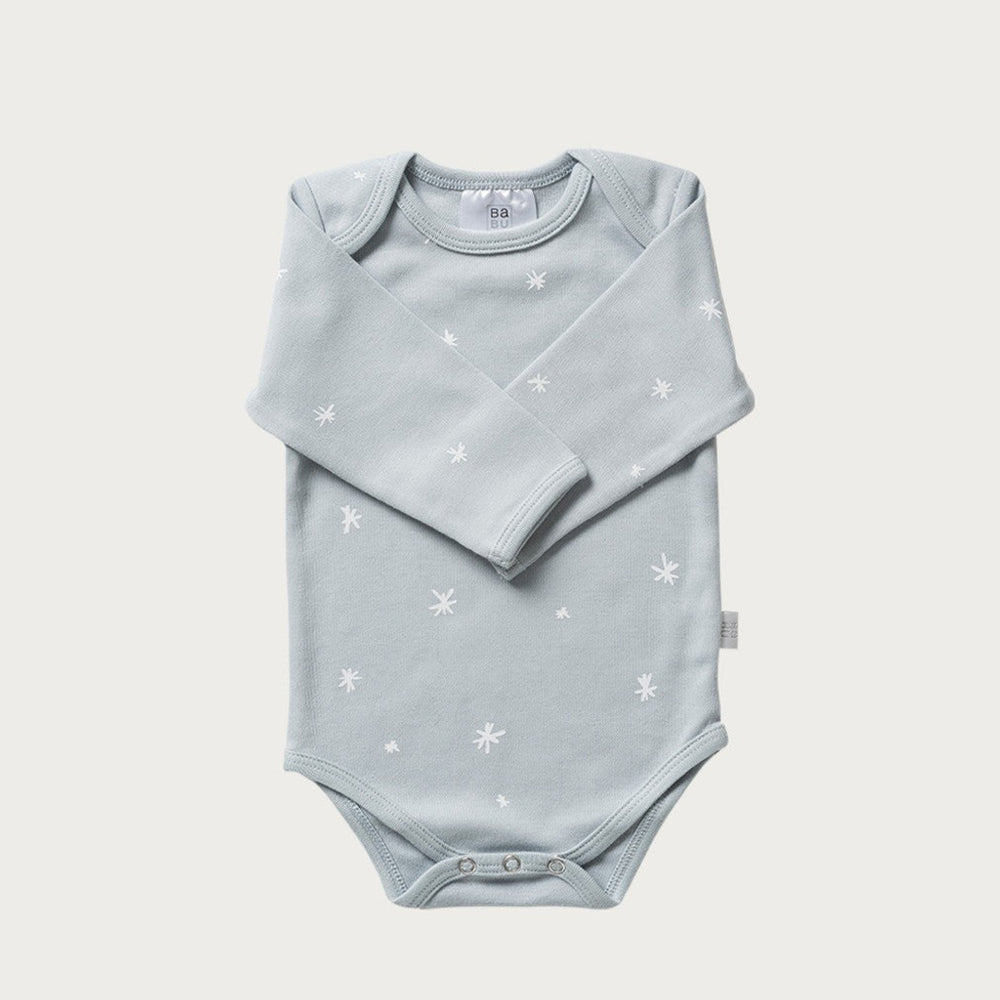Coastal Blue Star Babu Organic Bodysuit, the perfect addition to your baby gift basket.