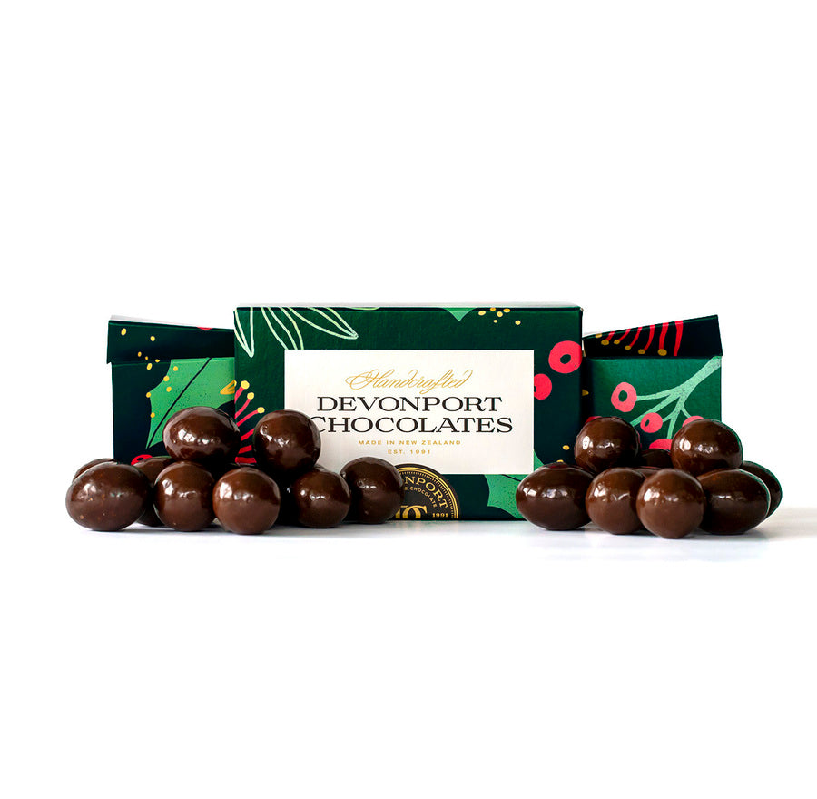 Devonport Christmas cracker filled with milk chocolate almonds.