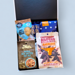 Men’s gift hamper NZ with Appleton Estate rum and gourmet snacks in luxury box