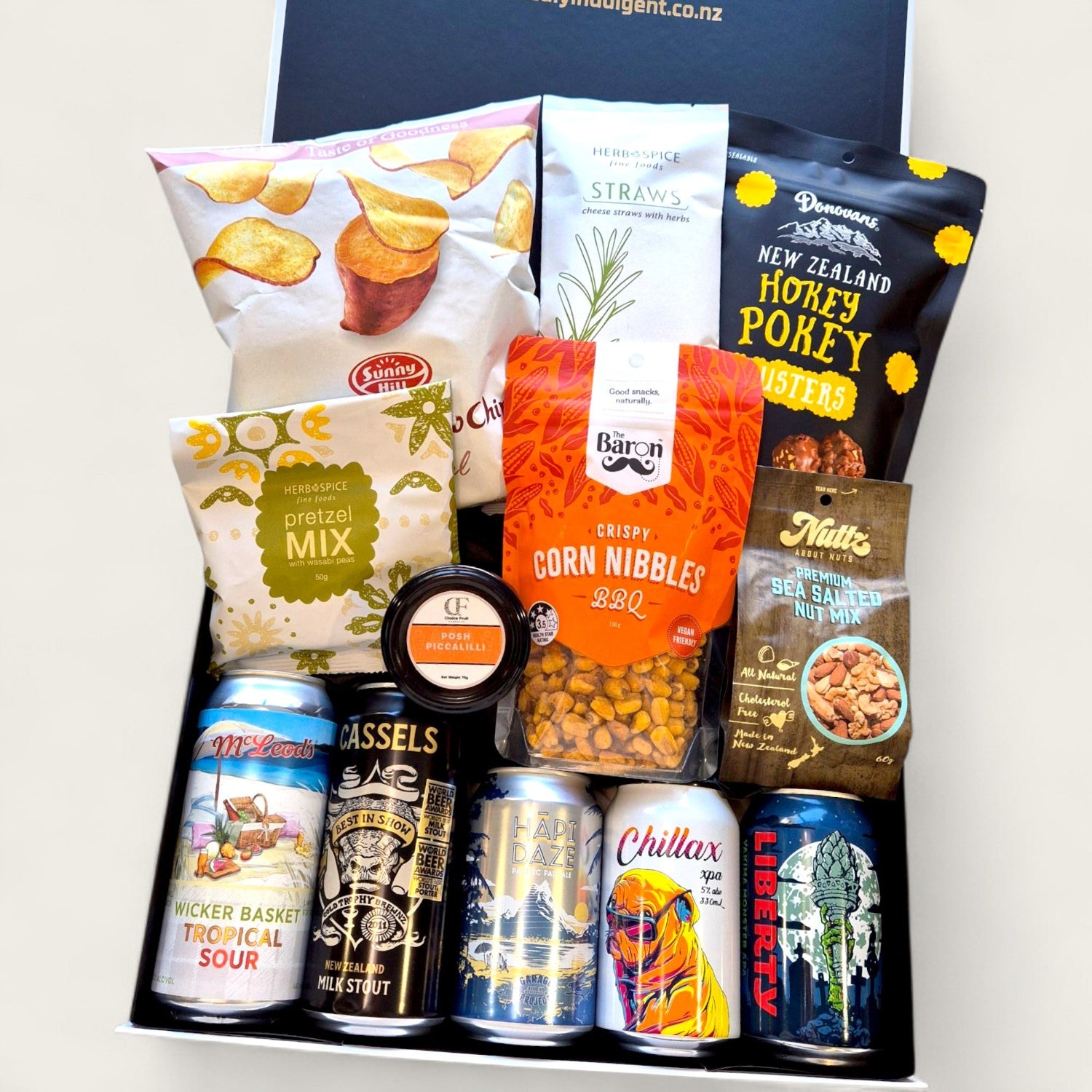 Who beers wins gift box with 5 different craft beers. Presented in a modern gift box.