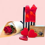 XOXO- Artificial Red Rose Valentines Day Gift Pack