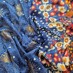 Navy Patterned scarf to include in Gift Hampers