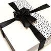 B&W Dots Gift Ribbon and Band