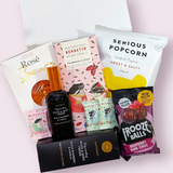 Gluten Free & Dairy Free Gift Box for Her with chocolate, hand cream, lollies and bliss balls.