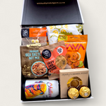 Lazy Sundays Craft Beer and snacks gift box for men.