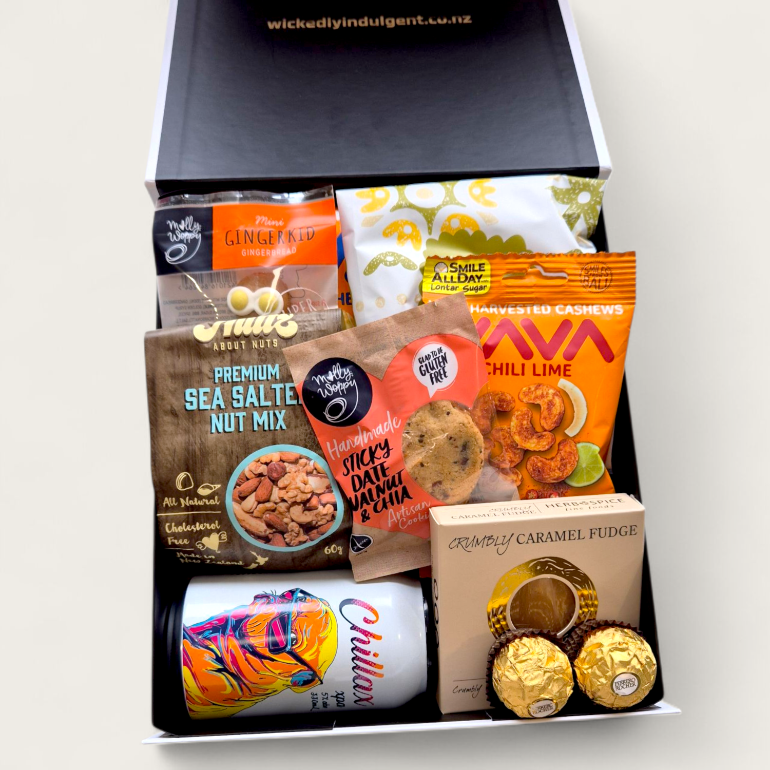 Lazy Sundays Craft Beer and snacks gift box for men.