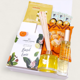 Scented Serenity Gift Box with room diffuser and mist. Presented in a modern gift box.