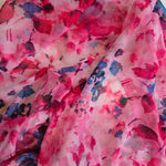Pink with Blue Floral scarf to include in Gift Hampers
