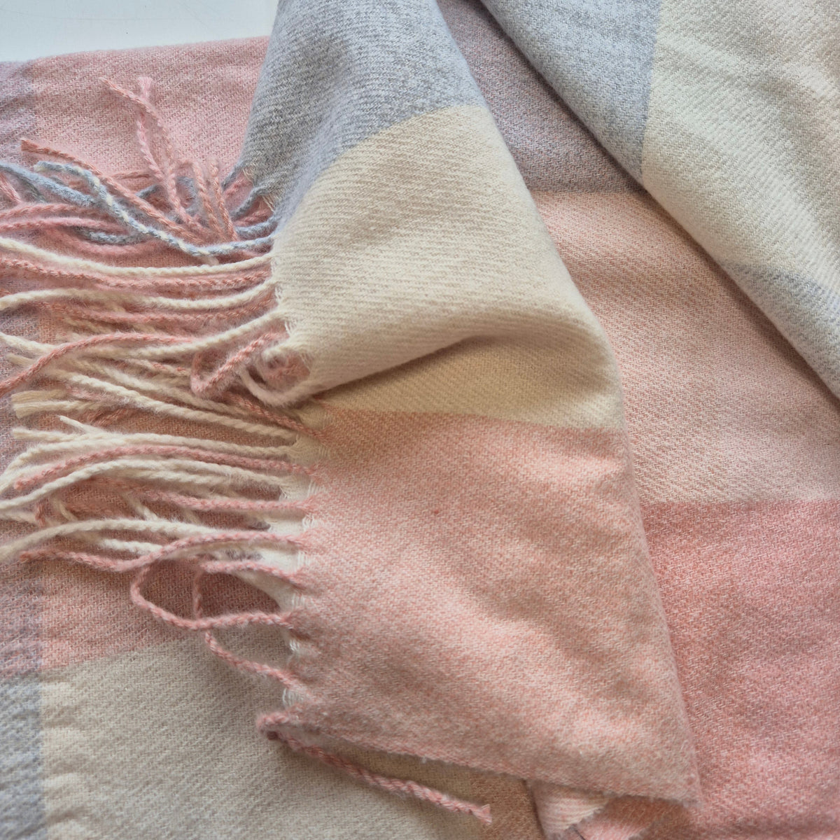 Pastel checkered Pattern scarf to include in Gift Hampers