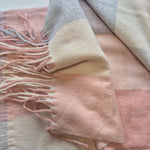 Pastel checkered Pattern scarf to include in Gift Hampers