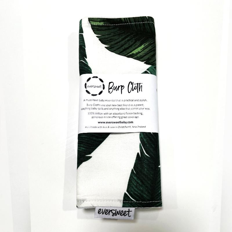 Baby burp cloth handmade by Eversweet perfect to add to your gift basket.