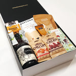 Gluten Free & Dairy Free Gift Hamper with Kraken Rum, Chocolate, Nuts & Popcorn.