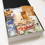 Gluten Free & Dairy Free Gift Hamper with Vodka, Chocolate & Nuts & Popcorn.