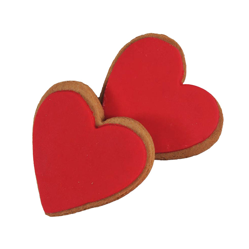 Molly Woppy Red Iced Gingerbread Hearts 2pack