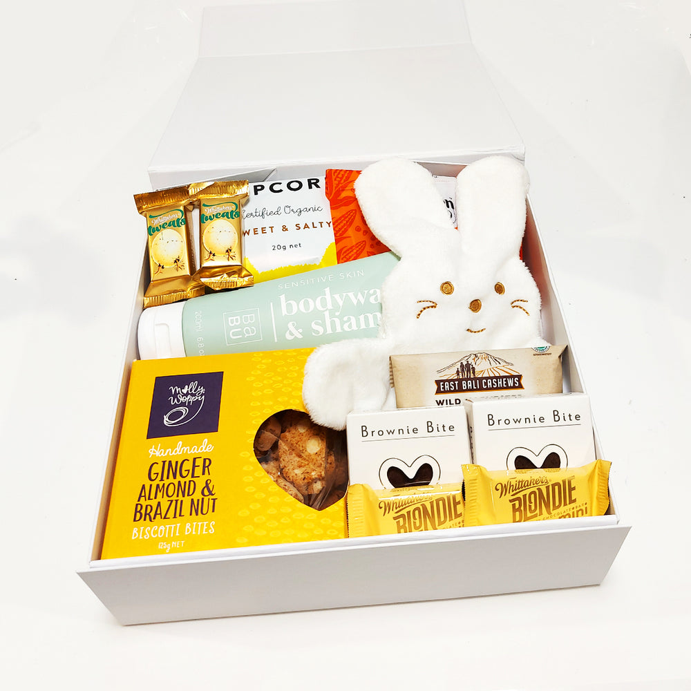 Snuggle Bunny- Baby Wash & Bunny Baby Gift Basket – Wickedly Indulgent