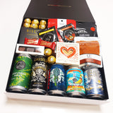 Beer is in the air romantic craft beer and chocolate Valentine's Gift Box for Him.
