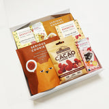 Gluten Free & Dairy Free Chocolate Lovers Gift Hamper with Chocolate, Cookies and Cashews. Presented in a modern Gift Box